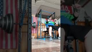 500lb overload bench press wbench daddy [upl. by Hornstein]