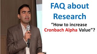 How to increase Cronbach alpha value  Research FAQ Series  Kokab Manzoor [upl. by Peyter]