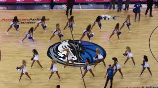 Dallas Maverick Dancers performing tags vs Suns 42018 [upl. by Aerdnas]