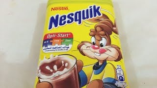 How to make Nesquik Chocolate drink  review [upl. by Garaway]