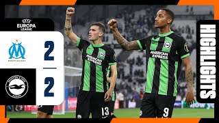 UEL Highlights Marseille 2 Brighton 2 [upl. by Aneger185]