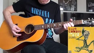 Kurt Cobain  The Yodel Song Guitar Cover [upl. by Nafets762]