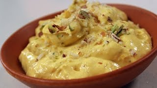 Mango Shrikhand  Sanjeev Kapoor Khazana [upl. by Ahteres]