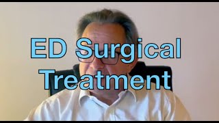 Erectile dysfunction Surgical Treatment [upl. by Adev106]