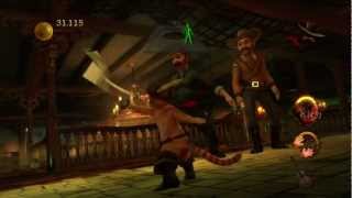 Puss in Boots Santa Maria The Thieves Bar Xbox 360 Kinect 720P gameplay [upl. by Eahs265]