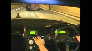 Nissan Skyline 1200hp 328kmh  Tunnel [upl. by Ardy589]