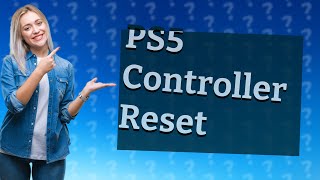 How do I reset my PS5 controller from console [upl. by Annaid]