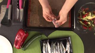 Verduras al pesto con sardinas  Recetas de Cocina Nestlé [upl. by Ivek223]