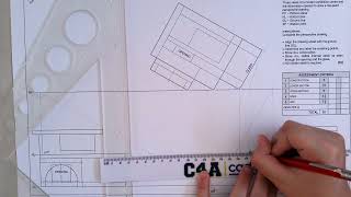 2Point Perspective Grade 12 Part 1 [upl. by Gerita]