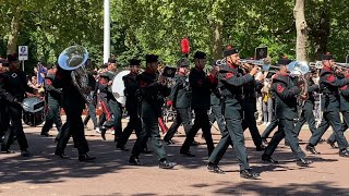 Band of the Brigade of Gurkhas and Gurkha Rifles  The Mall [upl. by Winchester481]