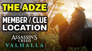 The Adze Order Member amp Clue Location  AC Valhalla Order of the Ancients Guide [upl. by Onibla]