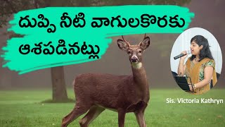 Duppi Neeti Vagula Koraku Aashapadunatlu Song Lyrics  Victoria Kathryn  Telugu Christian Songs [upl. by Ailev]