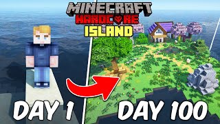 I Survived 100 Days on a Deserted Island in Hardcore Minecraft [upl. by Martino]