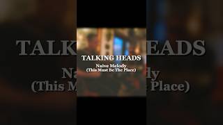 Talking Heads  Naive Melody This Must Be The Place live instrumental [upl. by Odarbil]