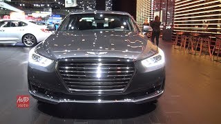 2019 Genesis G90 50  Exterior and Innterior Walkaround  2018 LA Auto Show [upl. by Keldon]