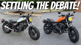 Honda Rebel 300 vs 500 Which One Should You Get [upl. by Ocirne141]