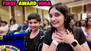 FIRST AWARD MILA  Aayu and Pihu Show [upl. by Lavoie]