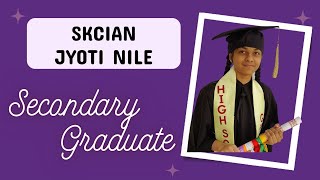 Joyful speech of acceptance by SKCian Jyoti Nile Bhartiya at her Secondary Convocation [upl. by Abil]