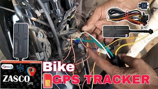 bike per Gps tracker kase setting karegps tracker fittinghow to bike GPS TRACKER [upl. by Ayekal574]