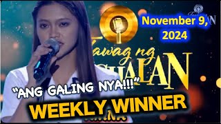 Aihna Imperial  Weekly Finals  Tawag ng Tanghalan  November 9 2024 [upl. by Douglas]