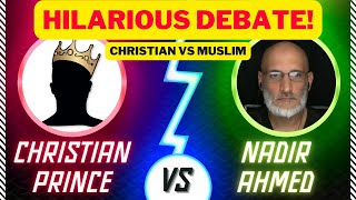 Christian Prince vs Nadir Ahmed FUNNY DEBATE [upl. by Mills]