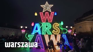 Warsaw Poland 🇵🇱 Festive Fun at the Christmas Markets [upl. by Ilellan]