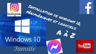 Installe Windows 10 amp périphériques de A à Z pour moins de 15 € toimême [upl. by Refotsirhc873]