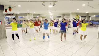 Saya Anak Malaysia 2024 Line Dance  Demo By DSisters amp Friends LDG [upl. by Elyr615]