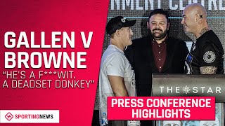 Paul Gallen v Lucas Browne Presser  Presser Highlights [upl. by Nytsua]