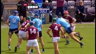 INSPIRATIONAL CHRIS CRUMMEY POINT  GALWAY V DUBLIN  2024 LEINSTER HURLING CHAMPIONSHIP [upl. by Sik517]