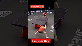 Crazy reaction in ping pong 🏓 SUBSCRIBE it 🥰 [upl. by Raab329]