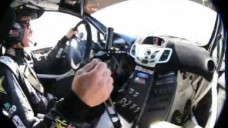 Brian Deegans Fiesta Ride Along at SEMA 2011 [upl. by Atsok]