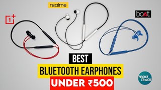 Best Wireless Neckband Earphones Under 500  Best Bluetooth Neckband Under 500 India [upl. by Maunsell183]