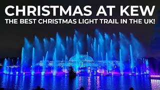 Christmas at Kew 2022  The BEST Christmas light trail EVER [upl. by Pansie]