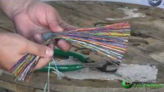 100 Pair Cat3 Telephone Bulk Cable – Bulk Color Coded Telephone Cable Sold by the Foot – YouTube [upl. by Yralih727]