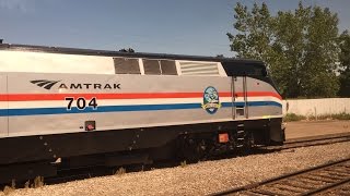 Amtrak amp Via Rail HD 60fps Riding Train 97  64 The Maple Leaf Toronto to New York Penn 7416 [upl. by Tarfe]