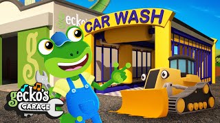 Danny The Digger builds a New Garage  Geckos Garage  Trucks For Children  Cartoons For Kids [upl. by Witha]