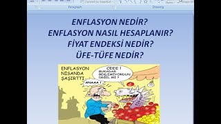 Enflasyon Nedir Enflasyon Nasıl Hesaplanır Fiyat Endeksi Nedir ÜFE  TÜFE Nedir [upl. by Harte]