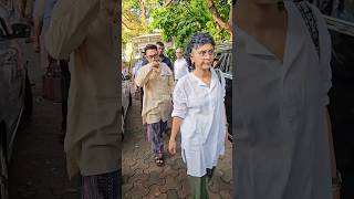 Aamir Khan amp Ex  Wife Kiran Rao EXIT post paying last respects to Reena Dutta’s Father 💔 shorts [upl. by Delacourt908]