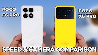 POCO F6 Pro vs POCO X6 Pro SPEED TEST amp CAMERA Comparison  Zeibiz [upl. by Emrich194]