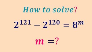 A nice exponents problem [upl. by Arihsa]