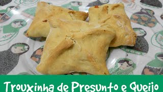 Culinária Trouxinha de Presunto e Queijo [upl. by Sivam]