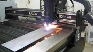 Komatsu Model Rasor KCR0951 Programmable Plasma Cutter [upl. by Brnaby]