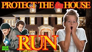 PROTECT THE HOUSE RUN  CHRISTMAS BRAIN BREAK FOR KIDS  RUN  CHASE GAMES  Exercise workout [upl. by Hanae]