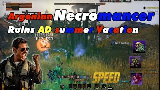 ESO Stamina Speed Bow Necromancer PvP Gameplay  Necrom Build summary at end [upl. by Einnil]