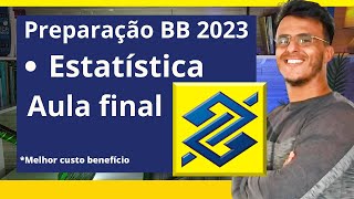 Concurso BB 2023 Estatística  Variáveis Aleatórias Amostragem Probabilidades [upl. by Epperson]