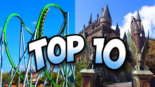 Top 10 BEST Roller Coasters at Universal Studios Orlando 2024 [upl. by Jeffry216]