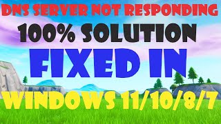 DNS server not responding  Change DNS settings for all WiFi networks  Windows 111087 [upl. by Akimehs]