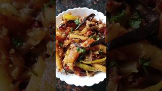 Easy and tasty borani baigan aloo ki sabzi  healthy recipe  LetsCook171 [upl. by Nerhtak]