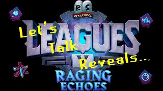 Lets Talk Raging Echoes Reveals [upl. by Saunderson105]